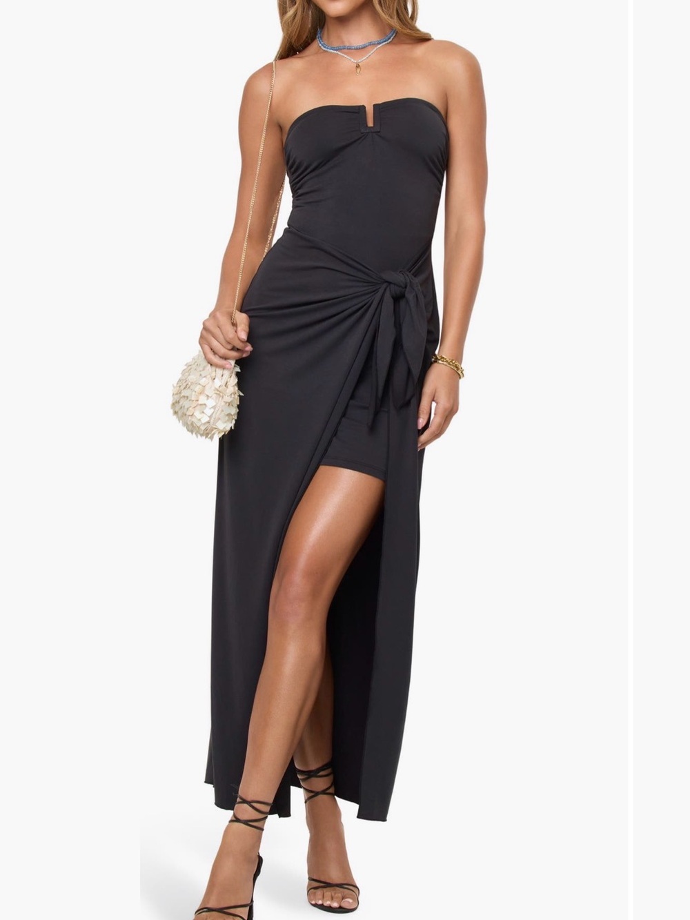 l*space Noah Strapless Cover-Up Maxi Dress
